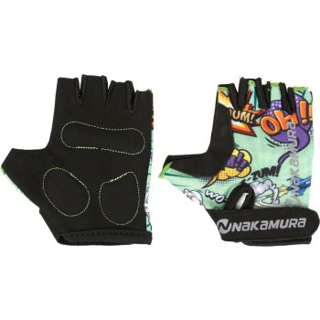Nakamura COMIC GLOVES BOY, dječije rukavice za biciklizam, zelena