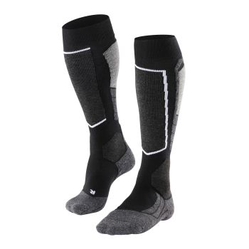 Falke SK2 INTERMEDIATE M, muške skijaške čarape, crna