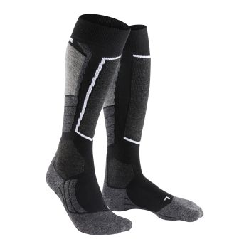 Falke SK2 INTERMEDIATE W, ženske skijaške čarape, crna