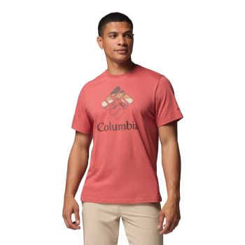 Columbia CSC SEASONAL GRAPHIC TEE, muška majica, crvena