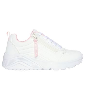 Skechers UNO LITE - EASY ZIP, djecje patike za slobodno vrijeme, bijela