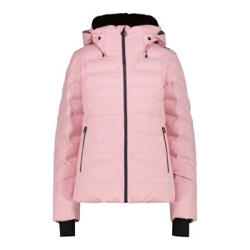 CMP WOMAN JACKET FIX HOOD, ženska skijaška jakna, roza