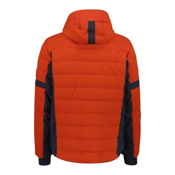 CMP MAN JACKET ZIP HOOD, muška skijaška jakna, narandžasta