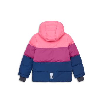 Lego kidswear LWJAZ 805, dječija skijaška jakna, roza