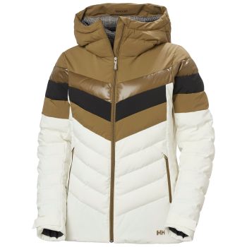 Helly Hansen W IMPERIAL PUFFY JACKET, ženska skijaška jakna, smeđa