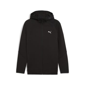 Puma EVOSTRIPE FZ HOODIE DK, muška jakna, crna