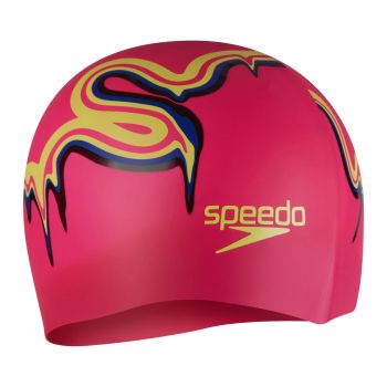 Speedo SLOGAN PRT CAP JU, dječija kapa za plivanje, roza