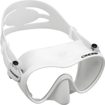 Cressi Sub F1 FRAMELESS, maska za ronjenje, bijela