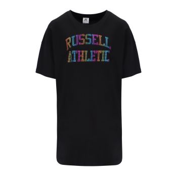 Russell Athletic CHEY S/S CREWNECK TEE DRESS, odjeća, crna