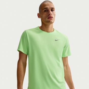 Nike M NK DF UV MILER SS, muška majica za trčanje, zelena