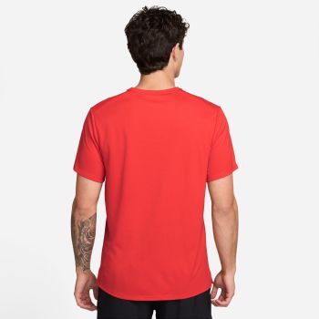 Nike M NK DF UV MILER SS, muška majica za trčanje, crvena
