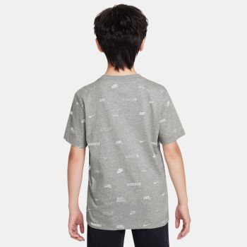 Nike K NSW TEE AOP, dječija majica, siva
