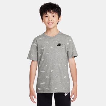 Nike K NSW TEE AOP, dječija majica, siva