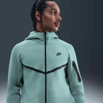 Nike M NK TCH FLC FZ WR HOODIE, muška jakna, zelena