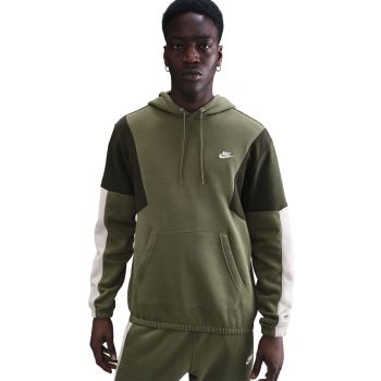 Nike M NK CLUB FLEECE HDED TRACK GX, trenerka, zelena