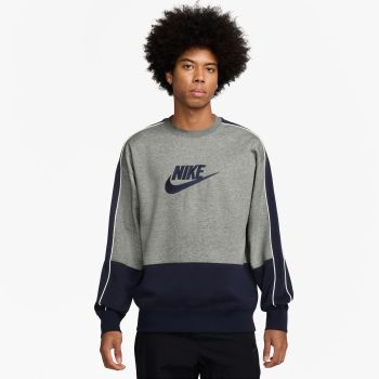 Nike M NK CLUB FLEECE TOP CLCTN, muški pulover, siva