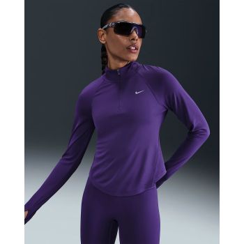 Nike W NK TEMPO DF HZ TP, ženska majica za trčanje, ljubičasta