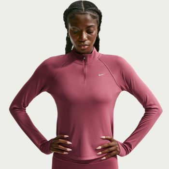 Nike W NK TEMPO DF HZ TP, ženska majica za trčanje, ljubičasta