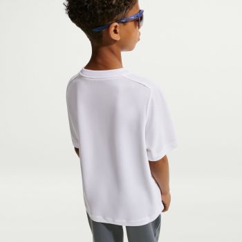 Nike B NK DF MULTI SS TOP HBR, dječija majica za fitnes, bijela