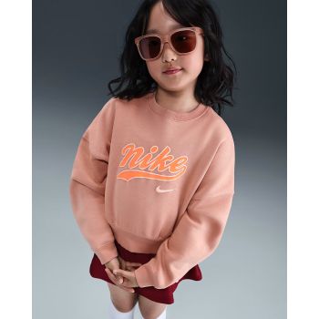 Nike G NSW TREND FLC CRP CREW, dječi pulover, narandžasta