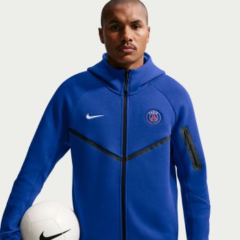 Nike PSG M NK TCH FLC FZ WR HOODIE, muška jakna, plava