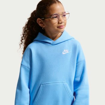 Nike K NSW CLB FLC OS HDY, dječiji pulover, plava