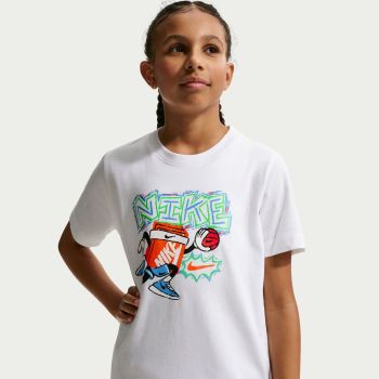 Nike K NSW TEE BOXY HOOPS, dječija majica, bijela