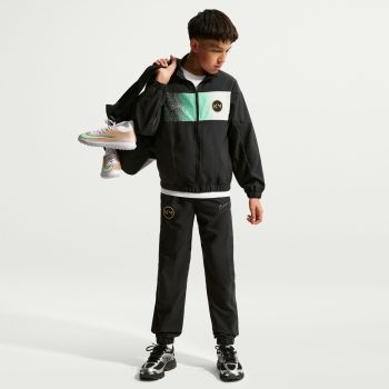 Nike KM K TRACKSUIT WVN FZ, dječija trenerka za nogomet, crna