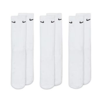 Nike U NK EVERYDAY CUSH CREW 3PR, muške čarape za fitnes, bijela