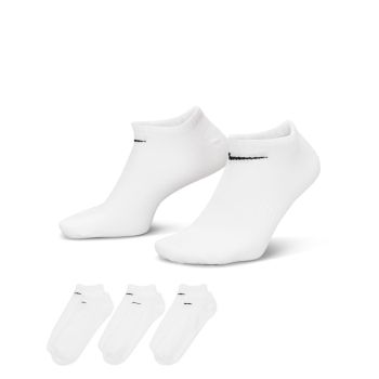 Nike U NK EVERYDAY LTWT NS 3PR, muške čarape za fitnes, bijela