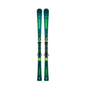 Elan ACE SL FUSION X + EMX 12.0 GW, set race skija, zelena