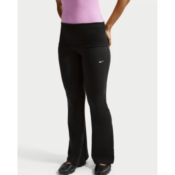 Nike W NSW CHILL KNIT RIB PANT, ženske hlače, crna