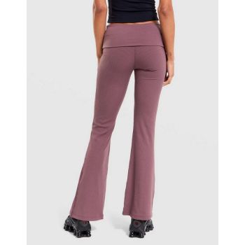 Nike W NSW CHILL KNIT RIB PANT, ženske hlače, ljubičasta