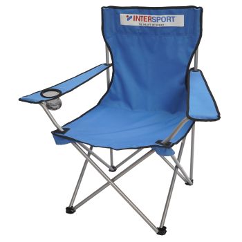 Intersport ARM CHAIR INTERSPORT LOGO, stolica kamp, plava