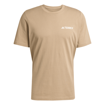 Adidas TX MOUNTAIN TEE, muška majica za planinarenje, bež