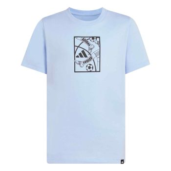 Adidas J FOOTBALL T, dječija majica, plava