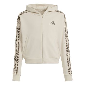 Adidas JG AN 3S FT FZ, dječija jakna, bež