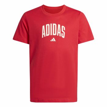 Adidas J COLLEG T, dječija majica, crvena