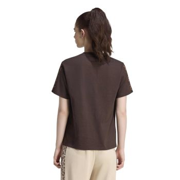 Adidas W AOP 3S SJ TEE, ženska majica, smeđa