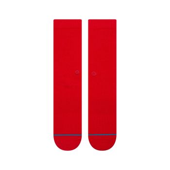 Stance ICON CREW, muške čarape, crvena