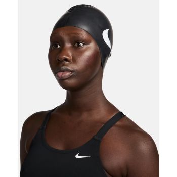 Nike SILICONE CAP, kapa za plivanje, crna