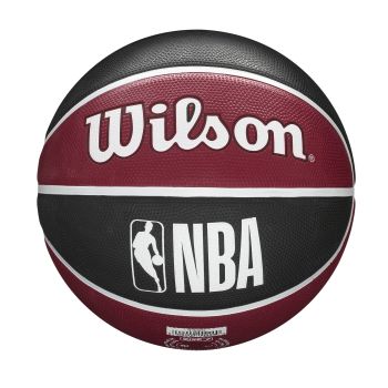 Wilson NBA TEAM TRIBUTE MIAMI HEAT, košarkaška lopta, crvena