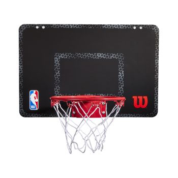 Wilson NBA FORGE TEAM MINI HOOP, tabla s obručem, crna