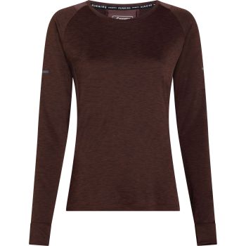 Energetics EVII L/S W, ženska majica za trčanje, crvena