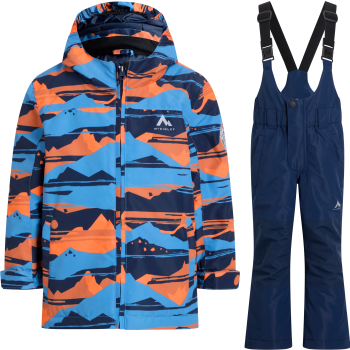 McKinley TIMBER II KDS + RAY II KDS, dječiji skijaški komplet, plava