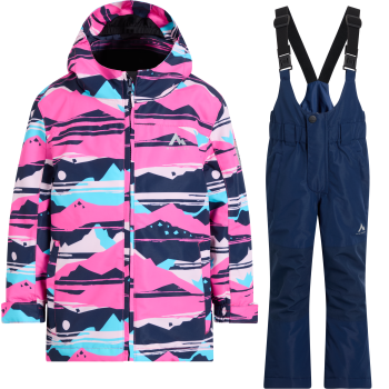 McKinley TIMBER II KDS + RAY II KDS, dječiji skijaški komplet, plava