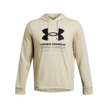 Under Armour RIVAL TERRY GRAPHIC HOOD, muški pulover, smeđa