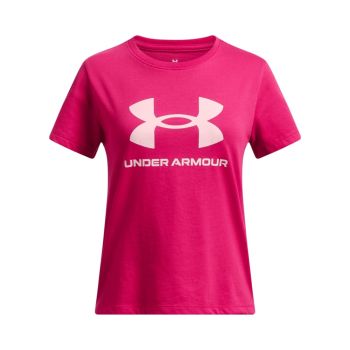 Under Armour BIG LOGO SS, dječija majica, roza