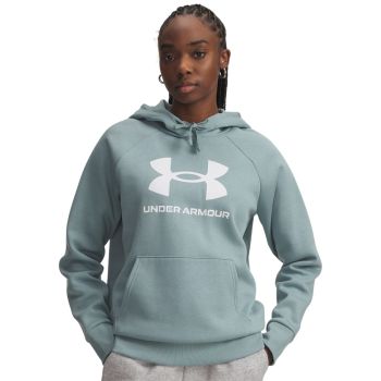 Under Armour RIVAL FLEECE BIG LOGO HD, ženski pulover, plava