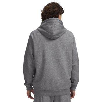 Under Armour RIVAL FLEECE LOGO HD, muški pulover, siva